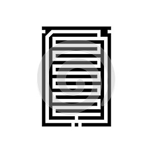 rain detection sensor glyph icon vector illustration photo