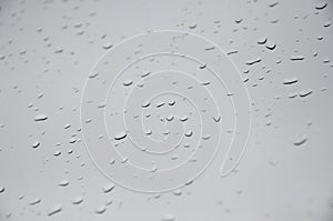 rain drop background. raindrop in autumn weather. rainy water surface on glass. wet rain drop background. droplet on window or