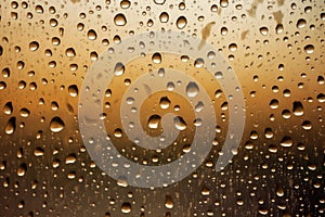 rain droplets on a window pane