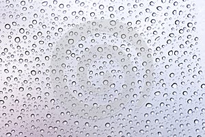 Rain drops on glass