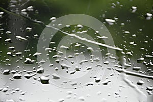 Rain drops on glasswindows