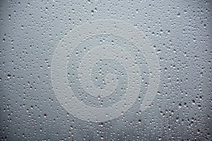 Rain drops over the window