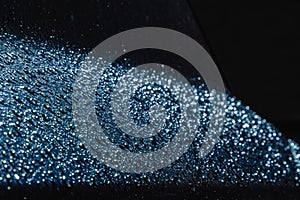 Rain drops on the surface of the car, abstract background