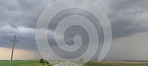 Rain, element, hurricane, road, summer, cloud.