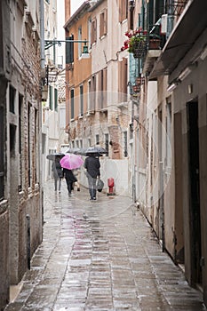 Rain in the Streets of Venice