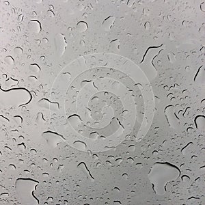 Rain on the sunroof