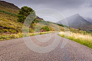 Rain in Torridon Mountains