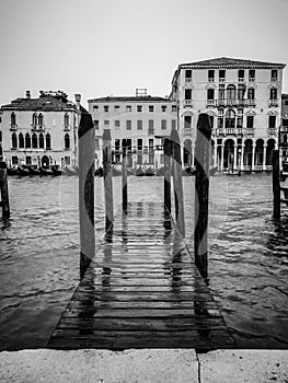 Rain in venice