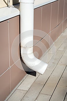 Rain Water Draining Gutter Downpipe