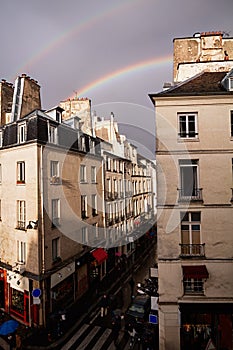 Rainbow above Paris