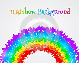 Rainbow abstract grunge background. Vector illustration Easy to edit design template for your business project