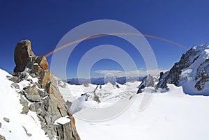 Rainbow at the Alps