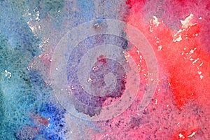 Rainbow aquarelle background