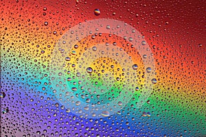 Rainbow drops background