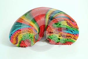 Rainbow bagel