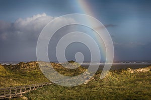 Rainbow on the Beach of St. Peter-Ording