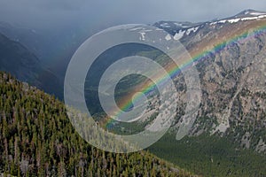 Rainbow at Beartooth Pass photo