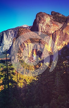 Rainbow at Bridalveil Falls