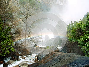 Rainbow at Bridalveil Falls