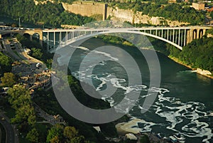 The Rainbow Bridge Niagara Falls