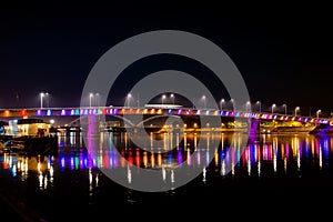 Rainbow bridge, Novi Sad, Serbia