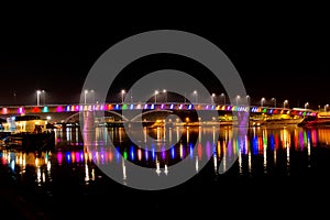 Rainbow bridge, Novi Sad, Serbia