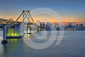 Rainbow Bridge, Tokyo, Japan