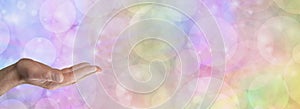 Rainbow Bubble Message Banner Template