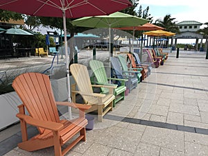 Rainbow Chairs Lauderdale-by-the-Sea