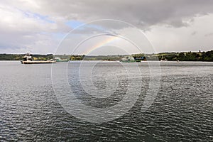 Rainbow, Chiloe Island, Chile