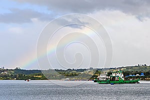 Rainbow, Chiloe Island, Chile