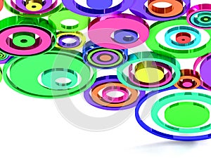 Rainbow circles