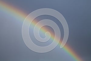 Rainbow on Clear Sky