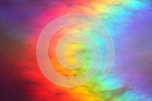 Rainbow Cloud Background