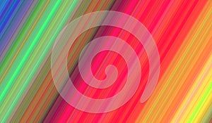 Rainbow color 3D stripes effect abstract background