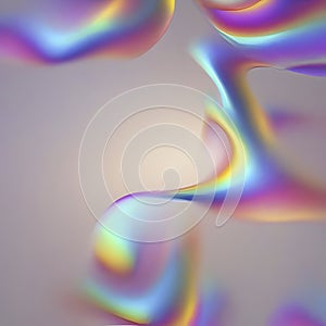 Rainbow color gradient graphic background, color gradient illustration. AI-Generated.