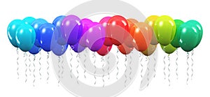 Rainbow color inflatable air balloons