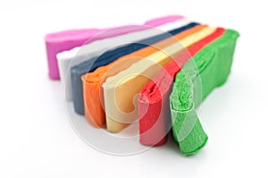 Rainbow color paper.
