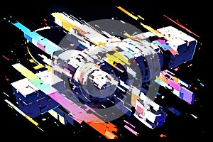 Rainbow Color Splash series, Abandoned space station