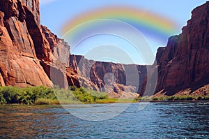 Rainbow on the Colorado River