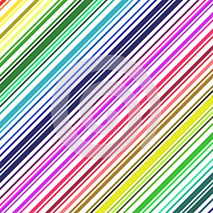 Rainbow colored barcode background.