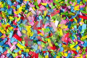 Rainbow Colored Confetti Abstract Background Texture