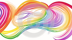 A Rainbow Colored Hair