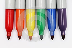 Rainbow Colored Permanent Markers 2