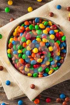 Rainbow Colorful Candy Coated Chocolate