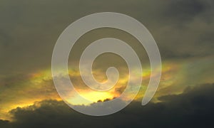 rainbow colorful iridescence Color cloud iridescence sky