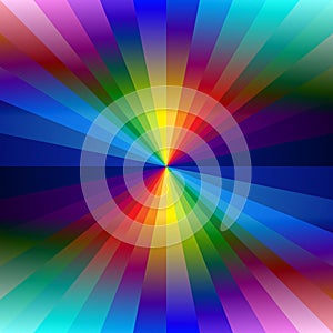Rainbow colorful kaleidoscope background