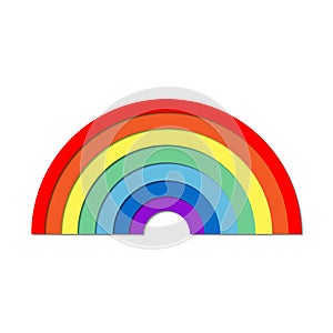 Rainbow colorful .symbol