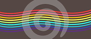 Rainbow colors spectrum wave pattern background