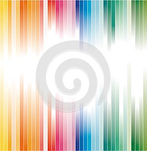 Rainbow Colours Striped background for Brochure